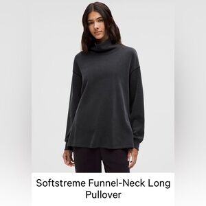 Lululemon softstreme funnel neck pullover